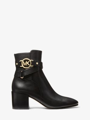 Rory Leather Boot in BLACK | Michael Kors