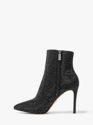 Rue Crystal Embellished Faux Suede Boot | Michael Kors