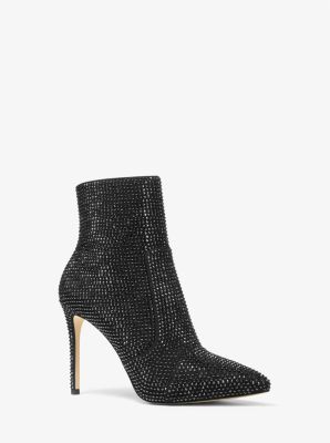 Rue Crystal Embellished Faux Suede Boot | Michael Kors