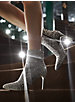Rue Embellished Glitter Chain-Mesh Boot image number 4