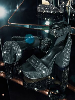 Michael kors 2025 sparkly heels