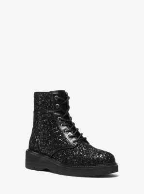 Aniya Glitter Combat Boot image number 0