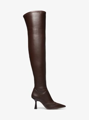 Michael kors knee high heel boots best sale