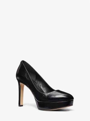 Chantal Crinkled Patent Leather Platform Pump image number 0