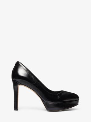 Chantal Crinkled Patent Leather Platform Pump image number 1