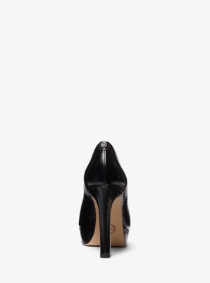 Michael Kors Chantal Leather Platform Pumps