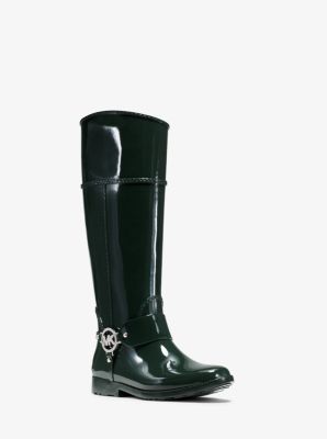 michael kors logo rain boots