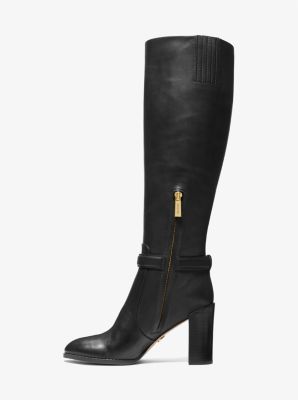 Michael kors hamilton tall sale boot black