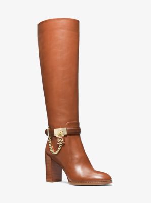 Michael michael kors branson stretch hot sale leather boot