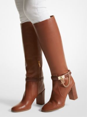 Hamilton Embellished Leather Boot | Michael Kors Canada