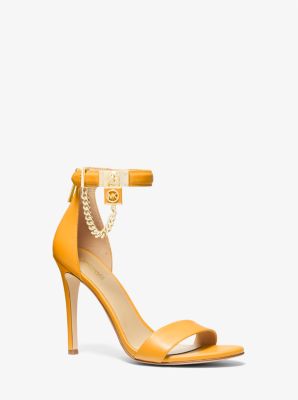 Michael kors high clearance heels yellow