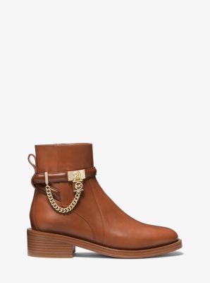 Hamilton Embellished Leather Ankle Boot