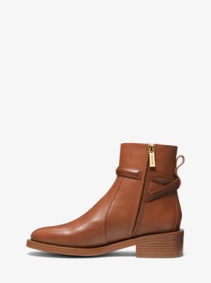 Michael kors tan best sale ankle boots