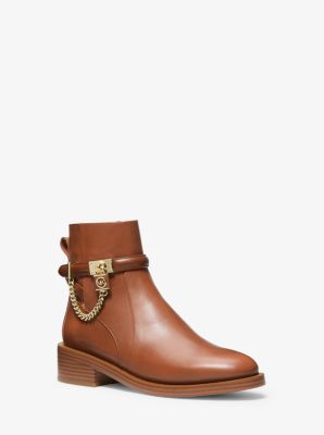 Lawson Leather Open-Toe Ankle Boot | Michael Kors Canada