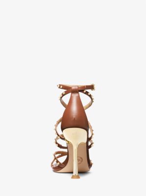 Imani Studded Leather Sandal | Michael Kors