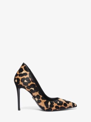 Michael kors leopard deals heels