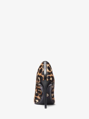 Michael kors hot sale leopard pumps