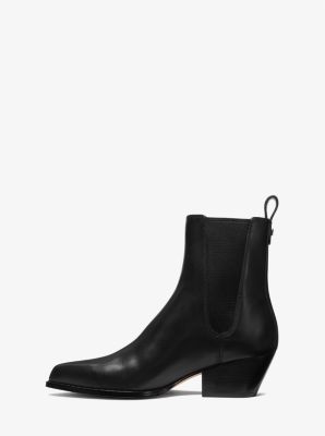 Michael michael kors blaine leather ankle best sale boot