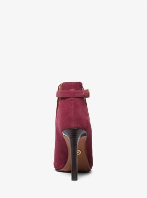 Lawson Suede Open Toe Ankle Boot Michael Kors Canada