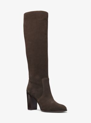 Michael kors dark brown boots outlet