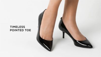 michael kors kitten heel black