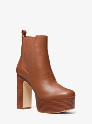 Natasha Leather Platform Boot image number 0