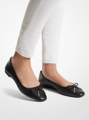 Michael kors leather flats new arrivals