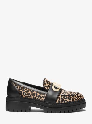 Parker Leopard Print Calf Hair Loafer | Michael Kors