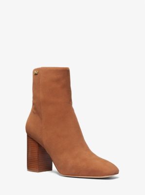 Perla Suede Ankle Boot Michael Kors