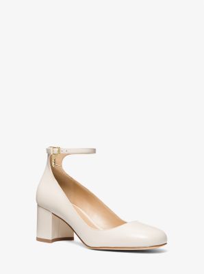 Michael kors leather deals pumps