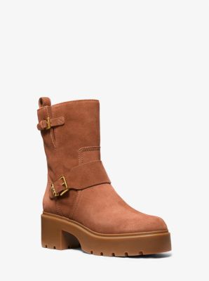 Michael kors tan ankle clearance boots