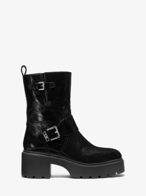 Michael kors rosario hot sale lace up bootie