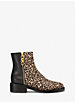Regan Leopard Print Calf Hair and Leather Ankle Boot image number 1