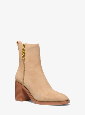 Michael kors store suede ankle booties