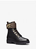 Rory Leather and Logo Combat Boot image number 0