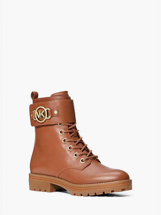 Rory Leather Combat Boot image number 0