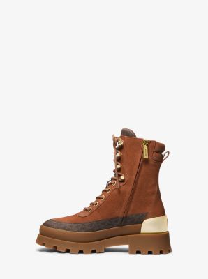 Rowan Suede and Logo Boot image number 2