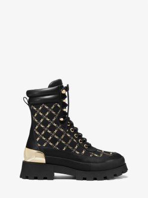 Michael kors black suede boots best sale