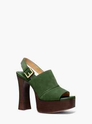 Michael kors sandals clearance green