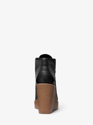 Michael kors hot sale boots wedge