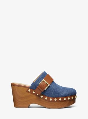 Michael kors suede clearance mules