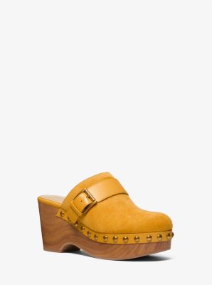 Rye Studded Suede Platform Clog image number 0