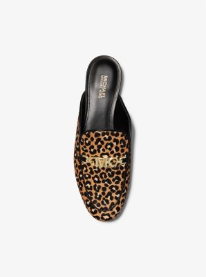 MICHAEL Michael Kors Michl Michl Kors Leopard Print Buckled Loafers, $249, farfetch.com