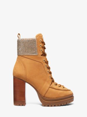 Yvonne Embellished Nubuck Boot