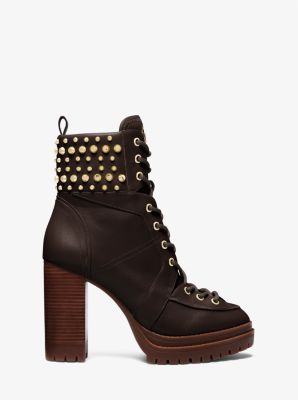 Yvonne Studded Leather Boot | Michael Kors