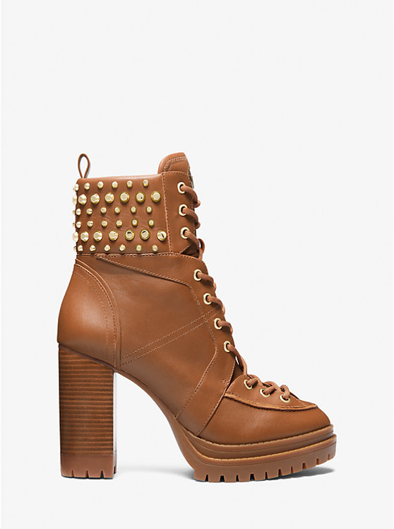Yvonne Studded Leather Boot image number 1