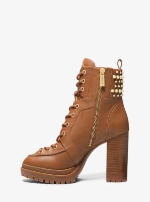 Yvonne Studded Leather Boot