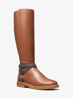 Michael kors tan boots deals