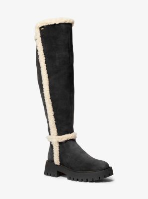 Michael kors black womens boots hotsell