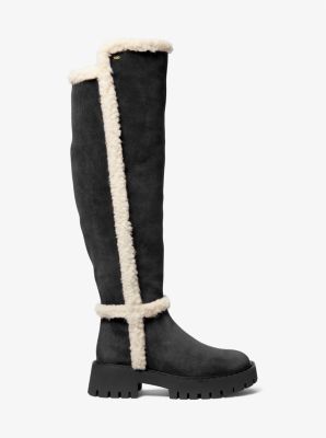 Stiefel Asher aus Wildleder und Lammfellimitat